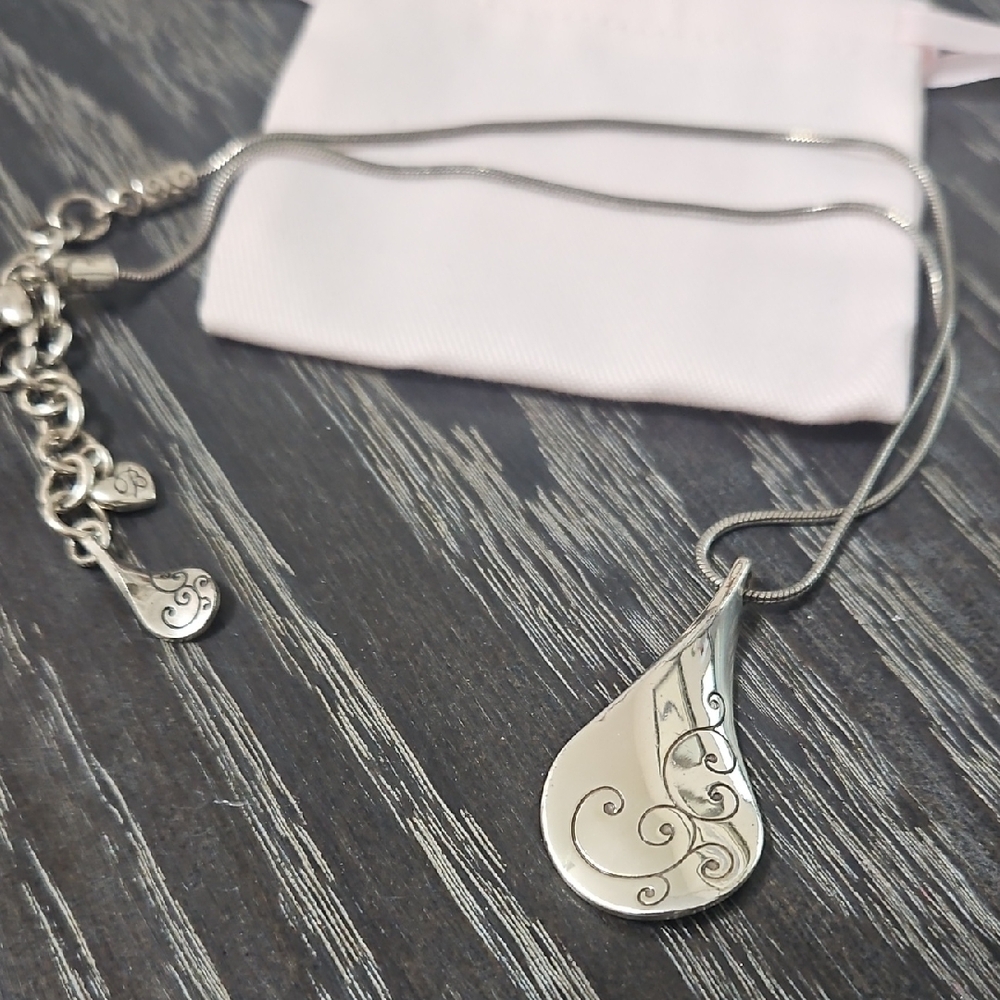 Brighton Twirl Silver Pendant Necklace